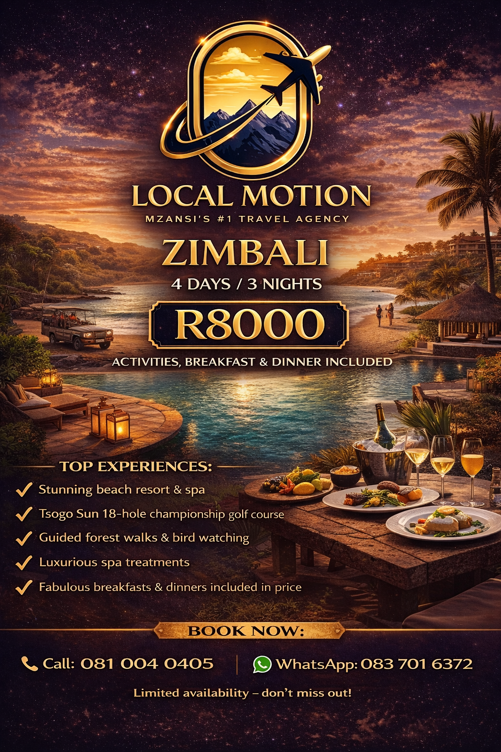 Zimbali Unit 617, Durban